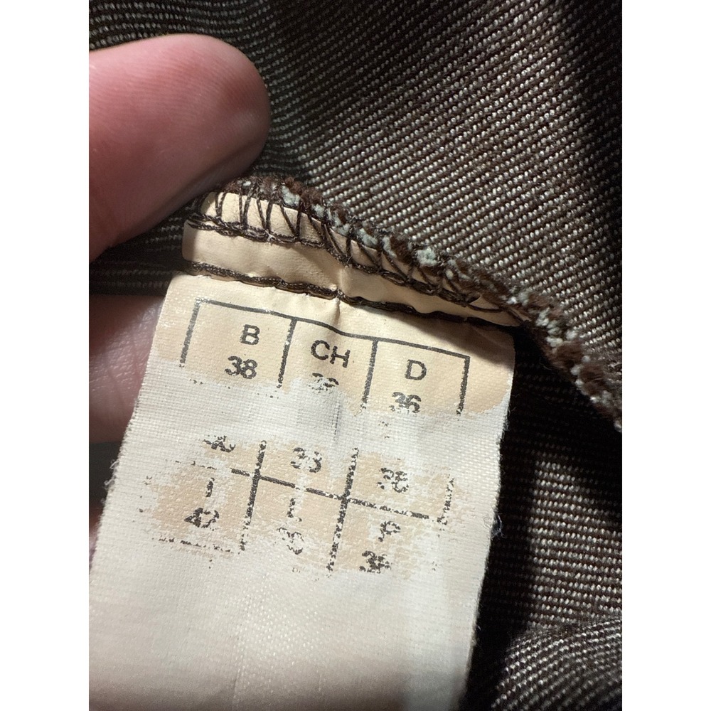Vintage Promod Brown High Waist Trousers Crop Flare Pants Size 0? - Picture 5 of 8